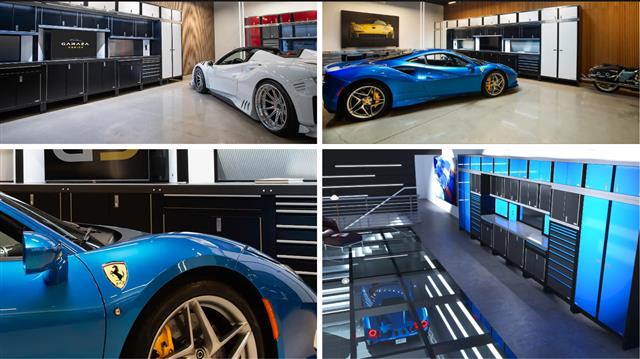 Garaza luxury garage interior finish examples